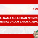 Nama-nama Bulan dan Penyebutan Tanggal dalam bahasa Jepang